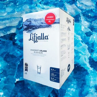 Lifjalla water in a box 8 liter